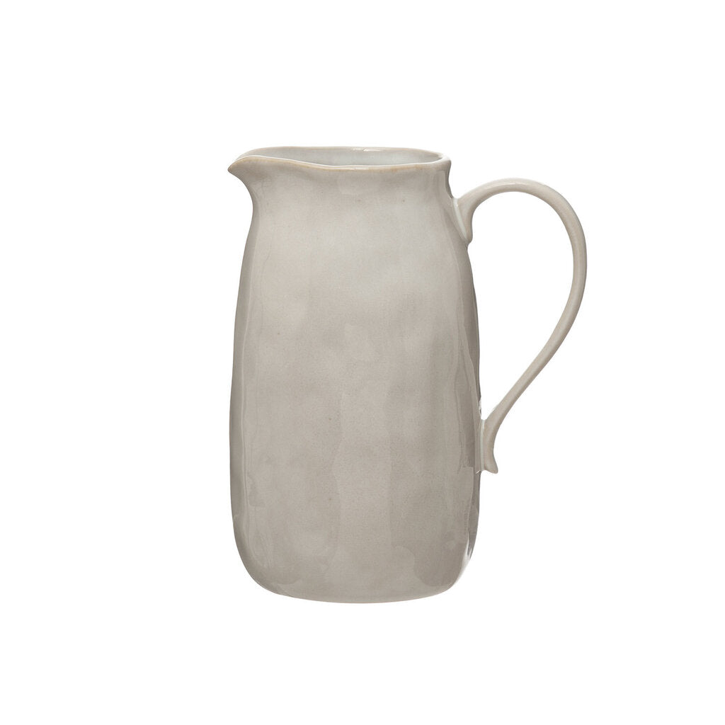 CERAMIC PITCHER WITH REACTIVE GLAZE