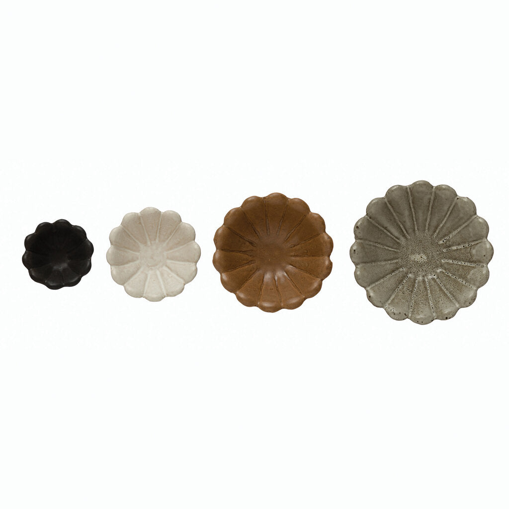STONEWARE FLOWER BOWL