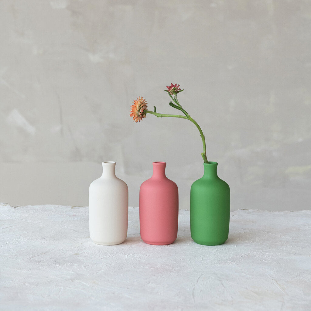 STONEWARE BOTTLE VASE