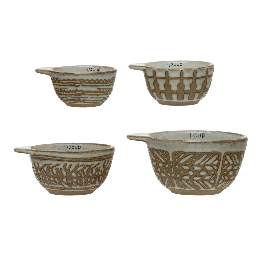 STONEWARE MEASURING CUP SET