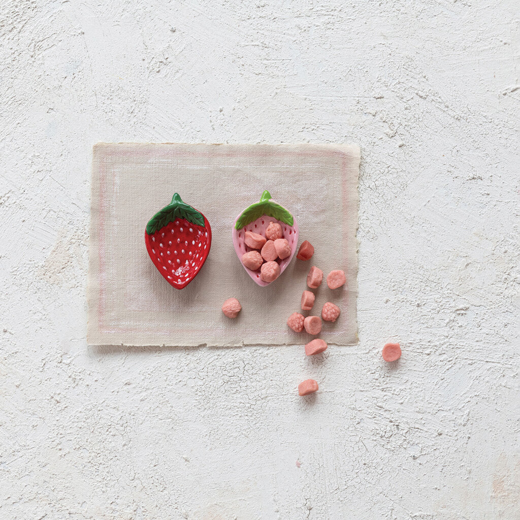 STRAWBERRY SHAPED DISH