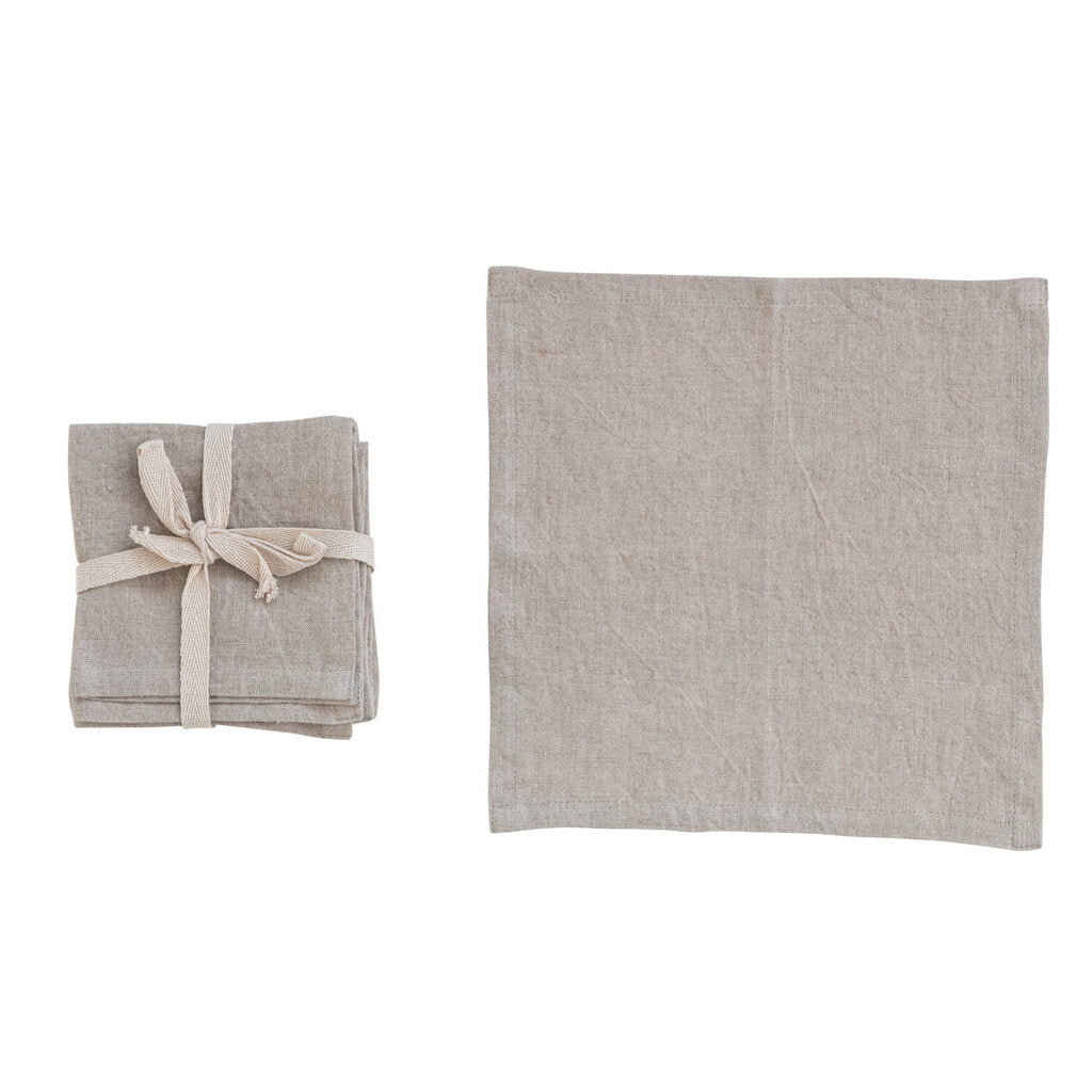 STONE WASHED LINEN NAPKINS