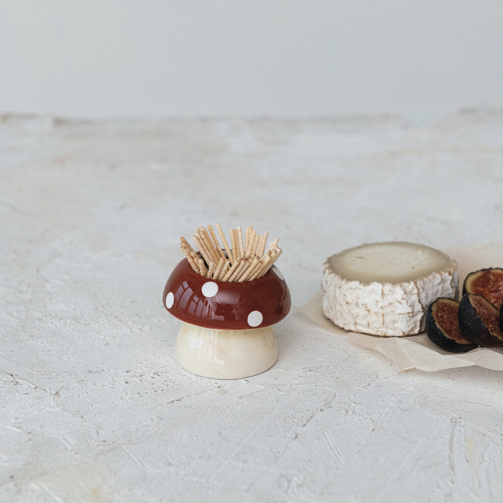 MUSHROOM TOOTHPICK HOLDER