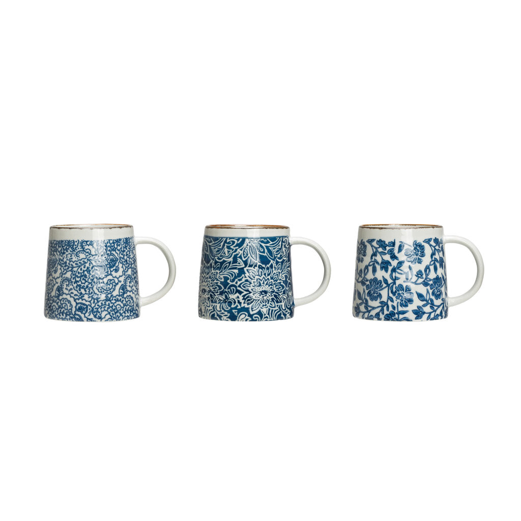 STONEWARE INDIGO MUG