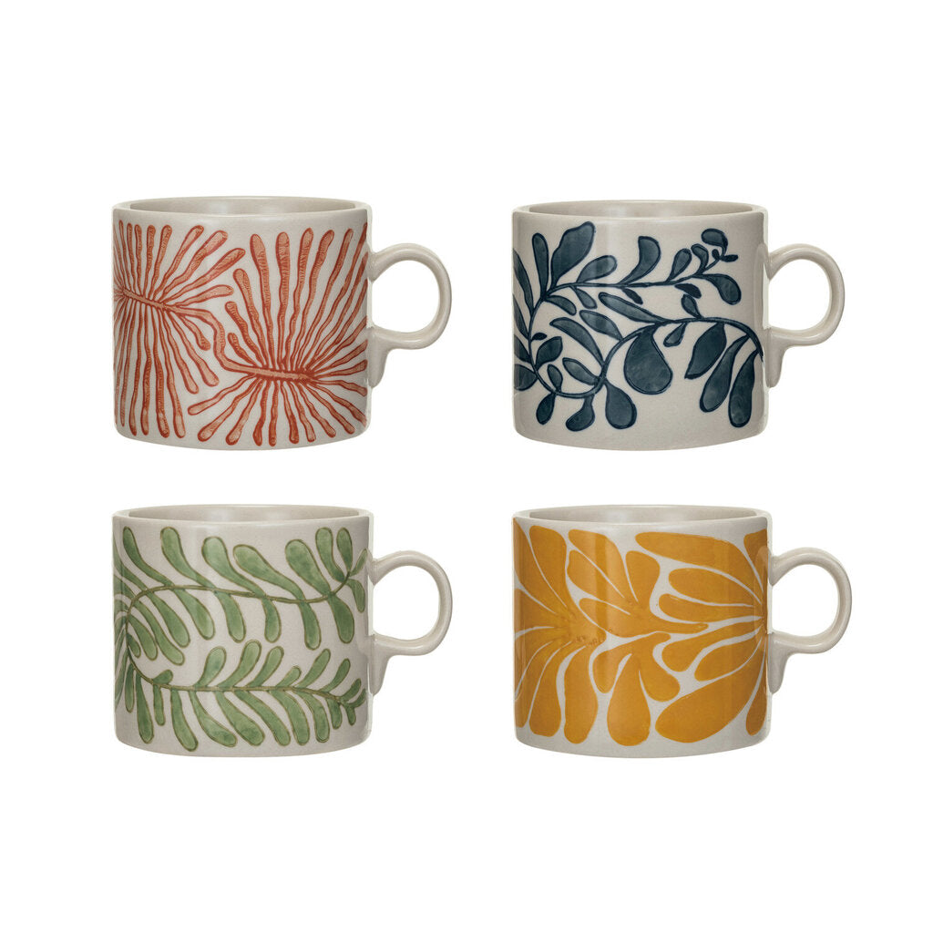 MUG WITH ABSTRACT DESIGN