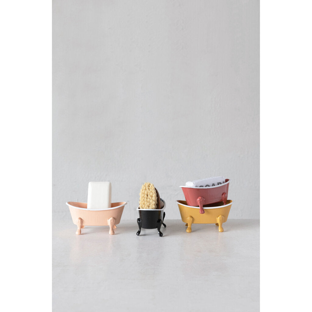 METAL BATHTUB SOAP DISH