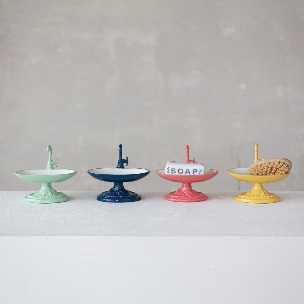 CAST IRON SINK SHAPED SPONGE/SOAP HOLDER