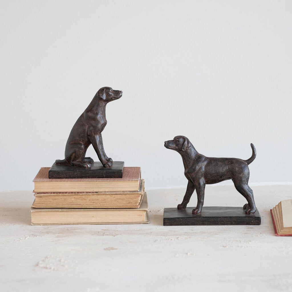 DOG BOOKENDS