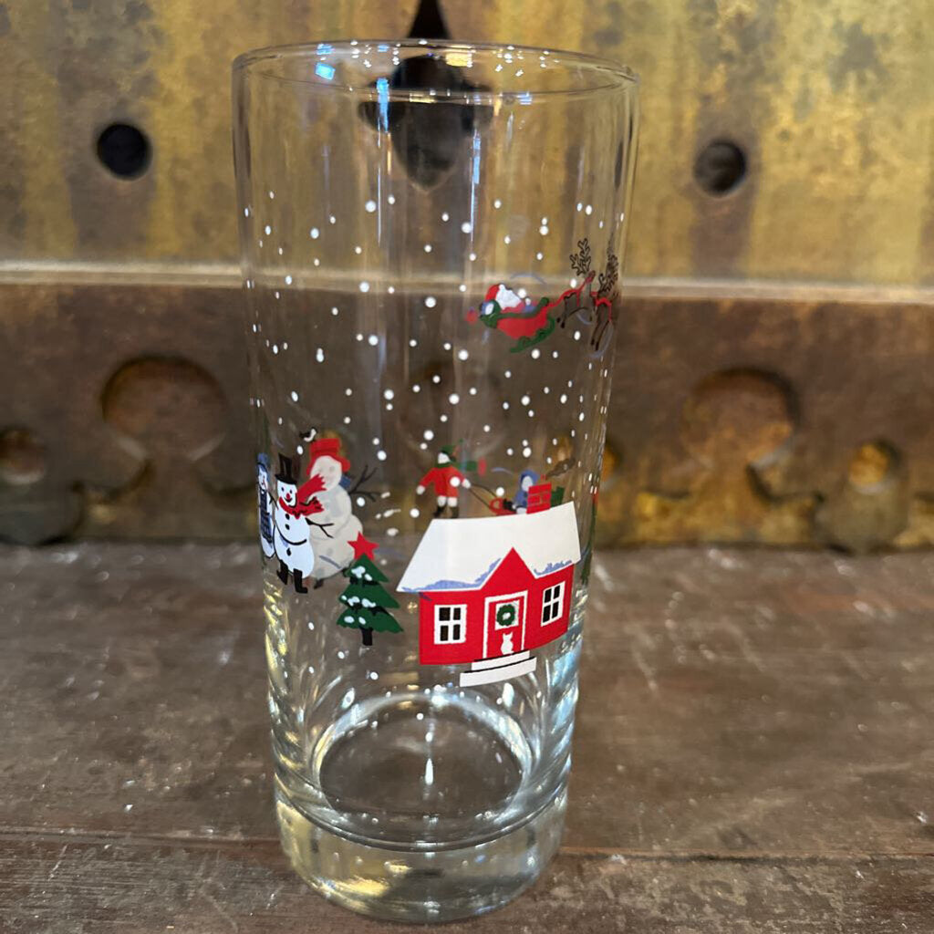 WINTER SCENE GLASS