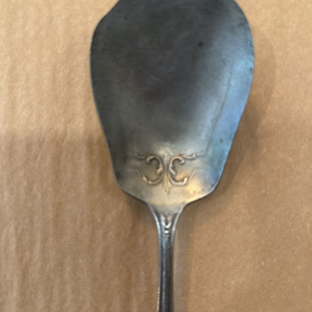 VINTAGE WM A ROGERS NICKEL SILVER SERVING SPOON