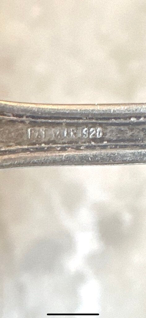 ANTIQUE 1881 ROGERS A1 SILVER SUGAR SPOON