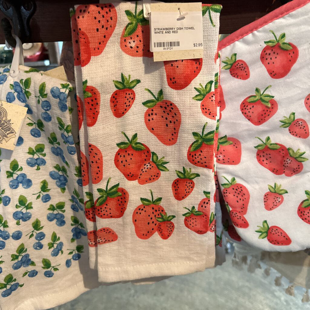STRAWBERRY DISH TOWEL
