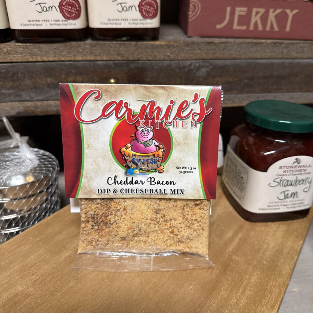 CHEDDER AND BACON DIP AND CHEESEBALL MIX