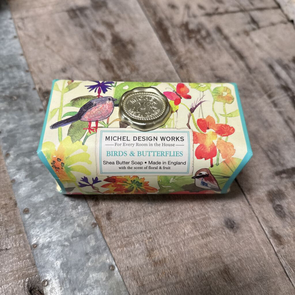 BIRDS & BUTTERFLIES BAR SOAP