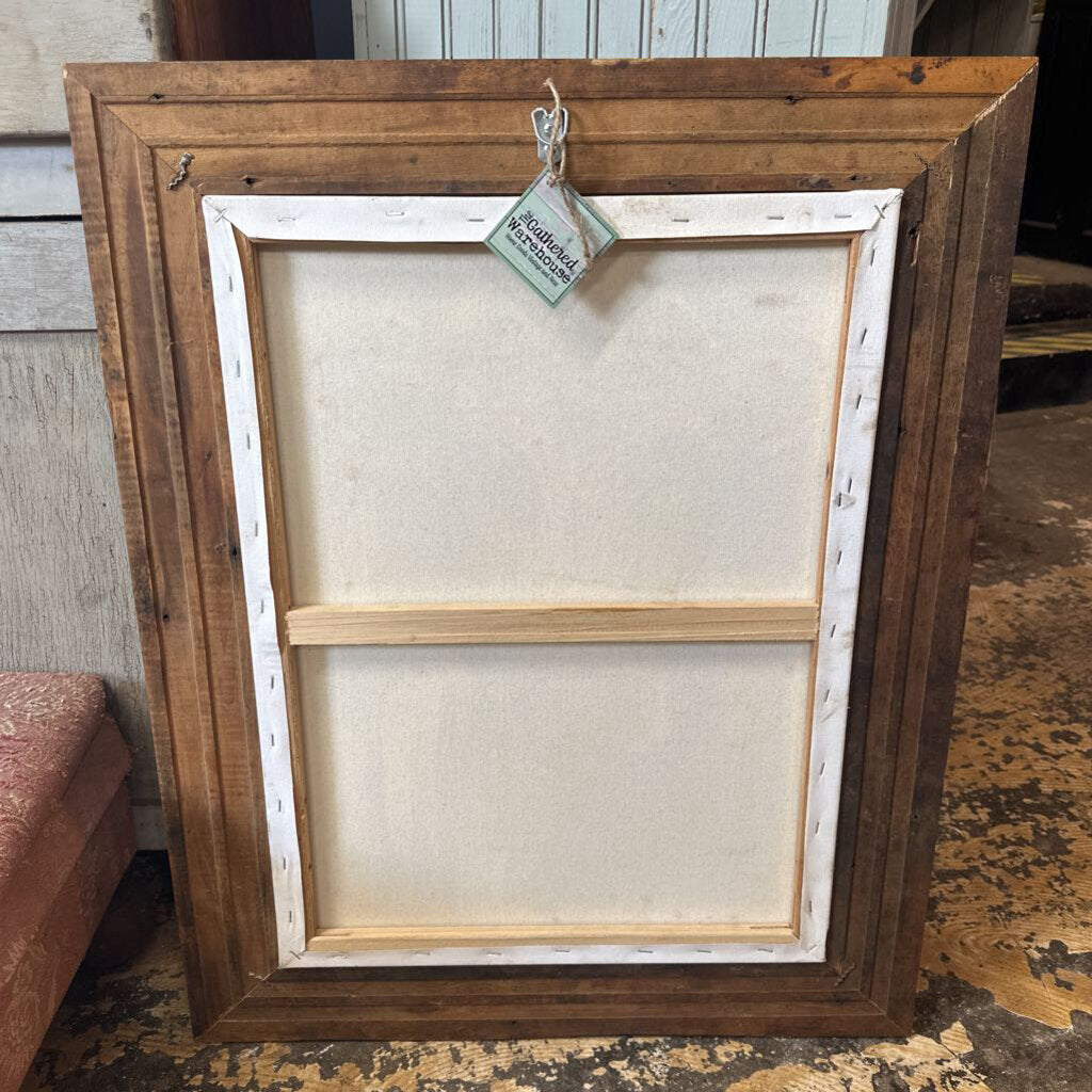 HAND PAINTED COW ON CANVAS