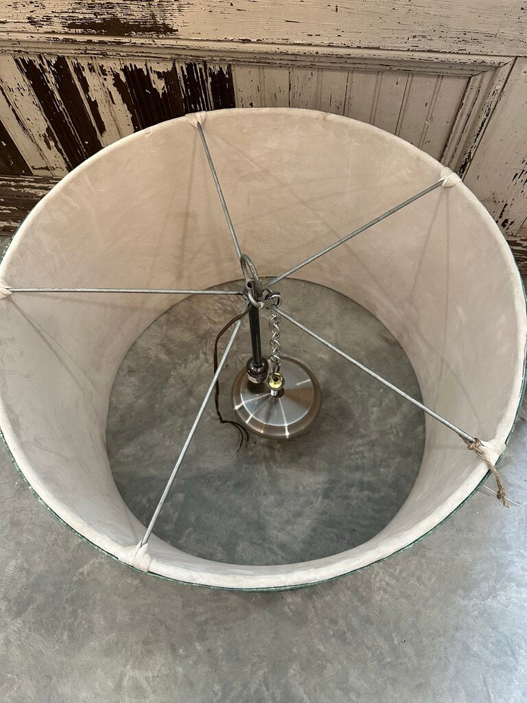 VELVET FLORAL SHADE PENDANT LIGHT