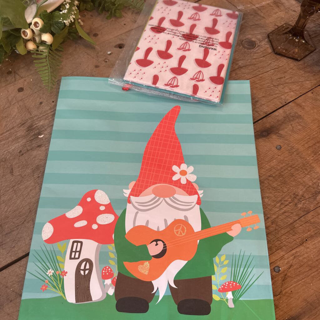 GIFT BAG SET WITH TISSUE PAPER AND CARD