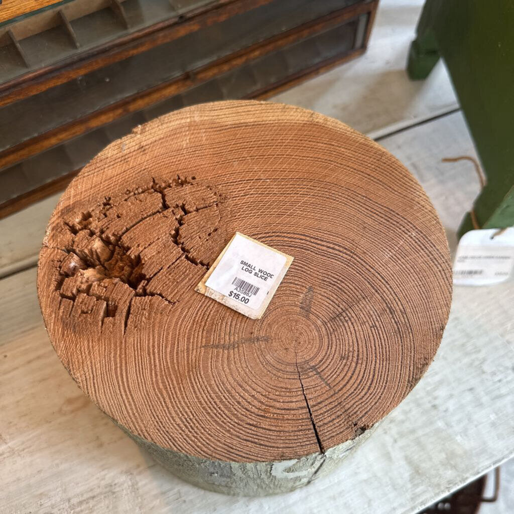 SMALL WOOD LOG SLICE