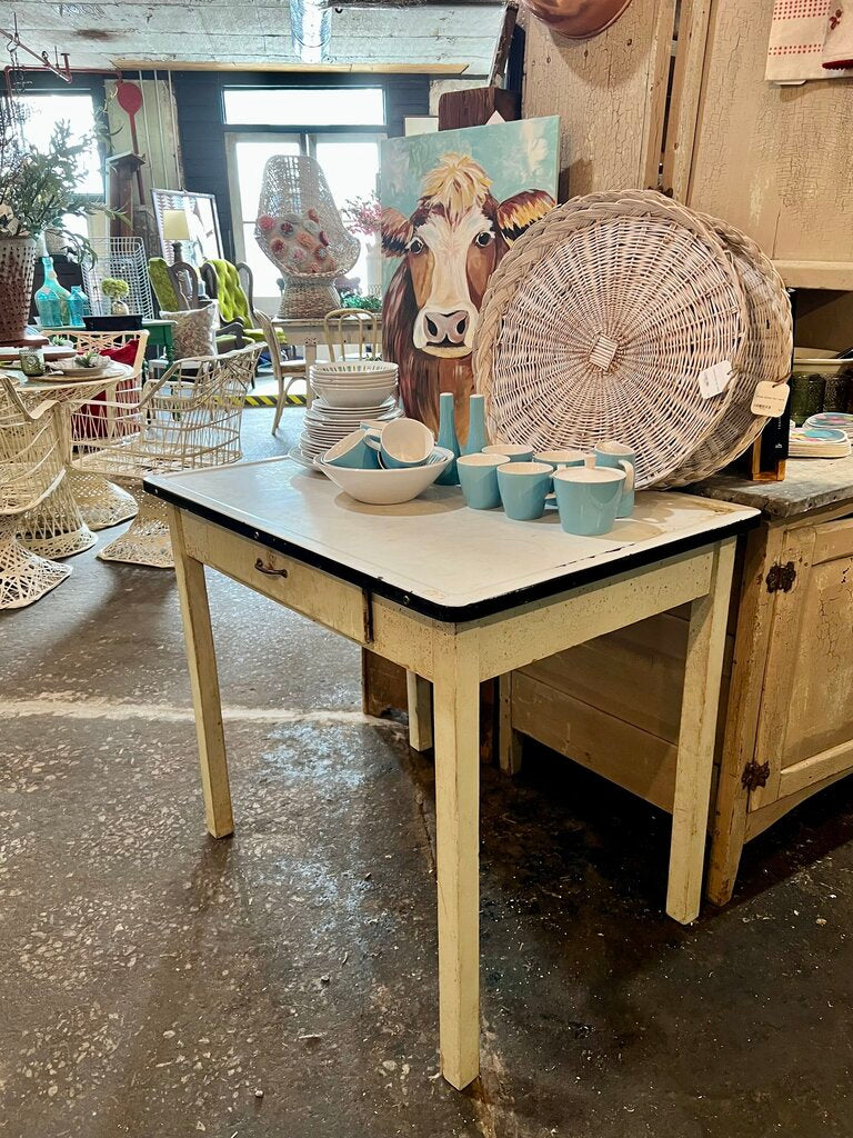 ENAMEL TOP TABLE