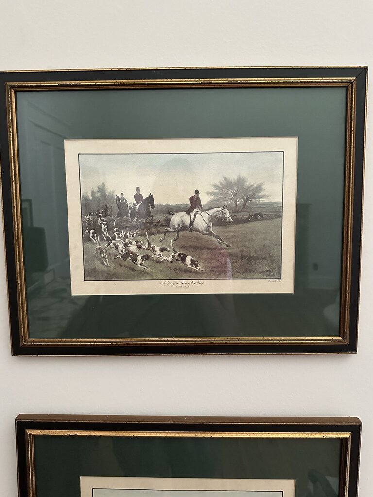 FRAMED HUNTING PRINT BY THOMAS BLINKS