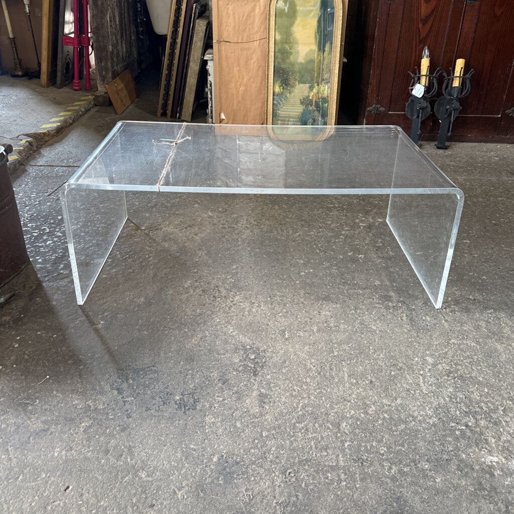 LUCITE COFFEE TABLE