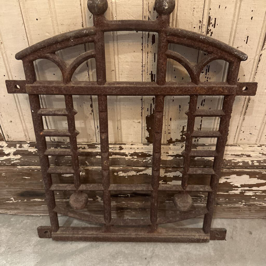 CAST IRON DECORATIVE WINDOW GRILL