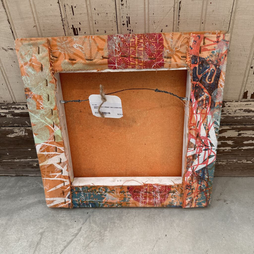 ABSTRACT PRINT ON CANVAS