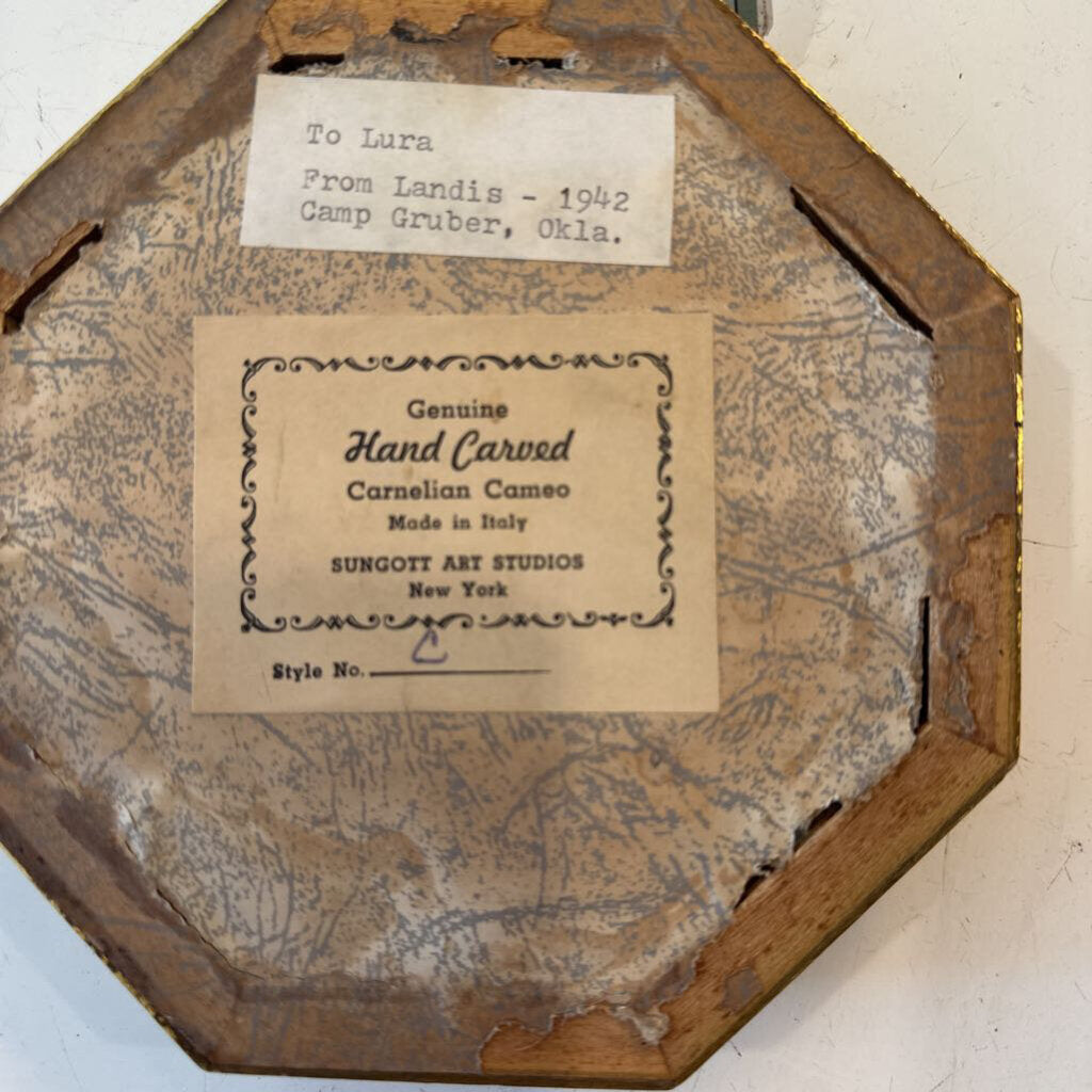 HAND CARVED CARNELIAN CAMEO