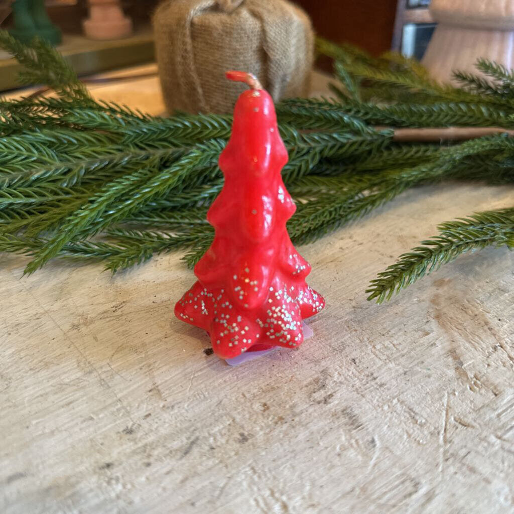 CHRISTMAS TREE SHAPED CANDLE