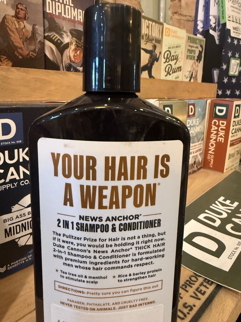 DUKE CANNON SHAMPOO & CONDITIONER