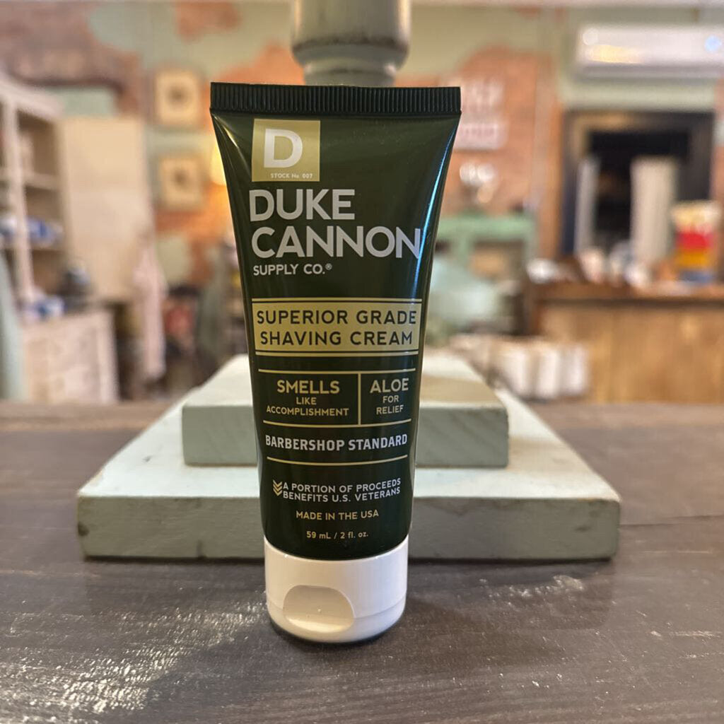 DUKE CANNON SHAVING CREAM