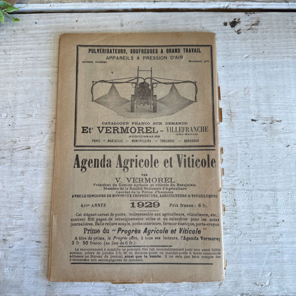 FRENCH AGRICULTURAL JOURNAL, "LE PROGRES AGRICOLE ET VITICOLE"