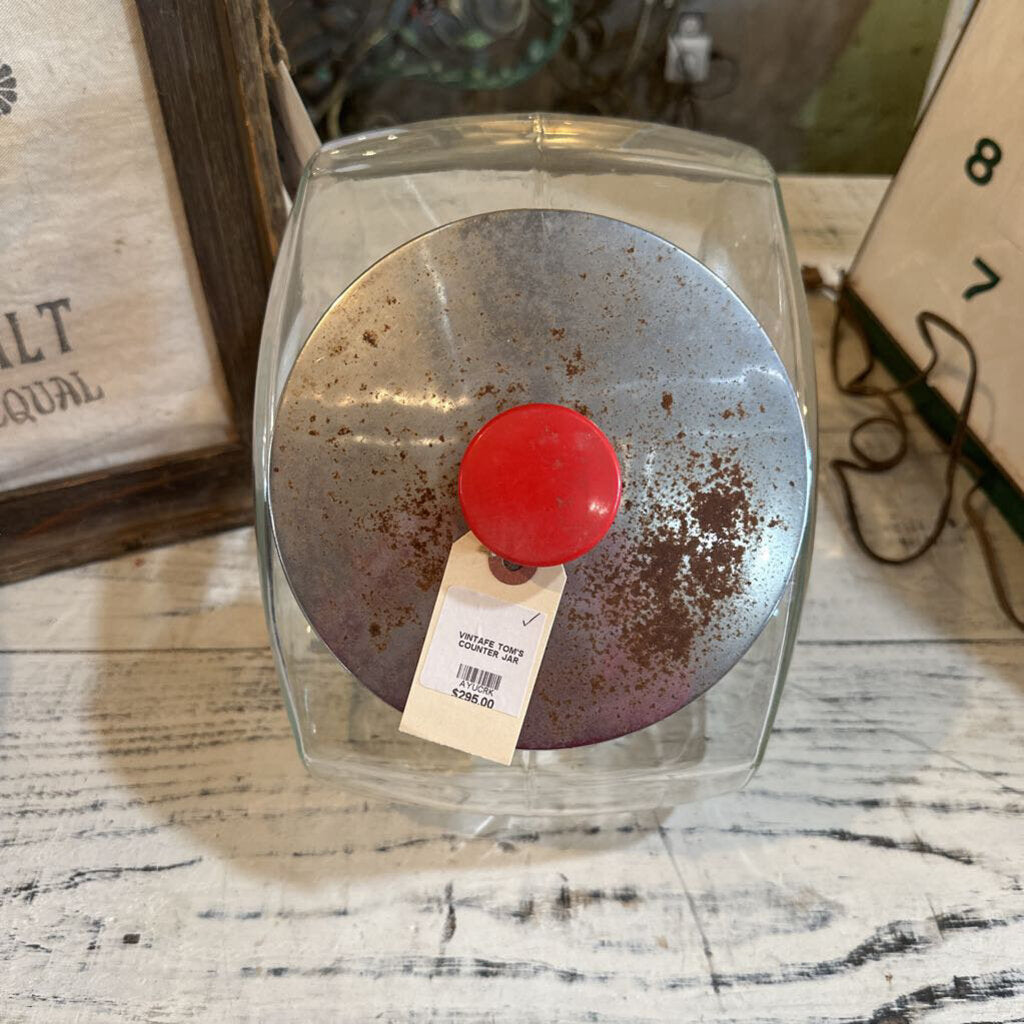 VINTGE TOM'S COUNTER JAR