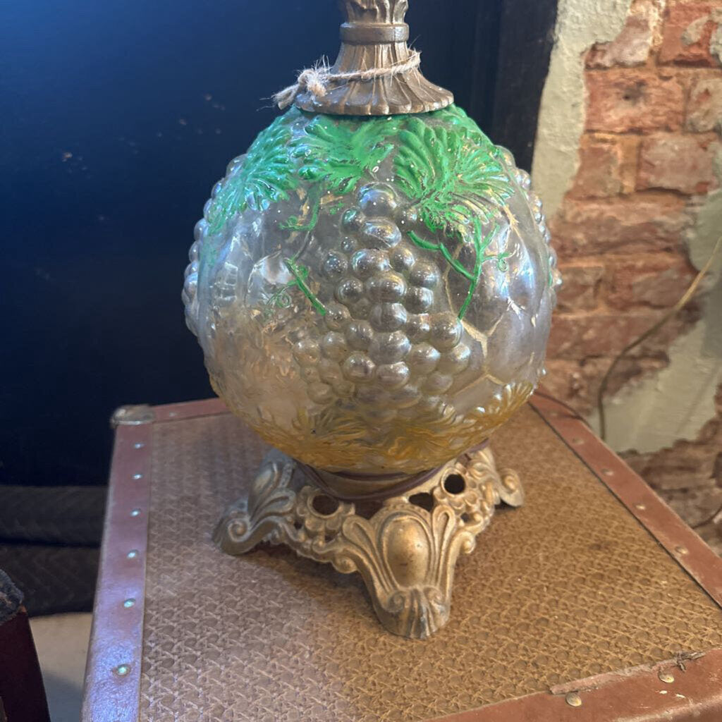 HAND PAINTED GRAPES LAMP