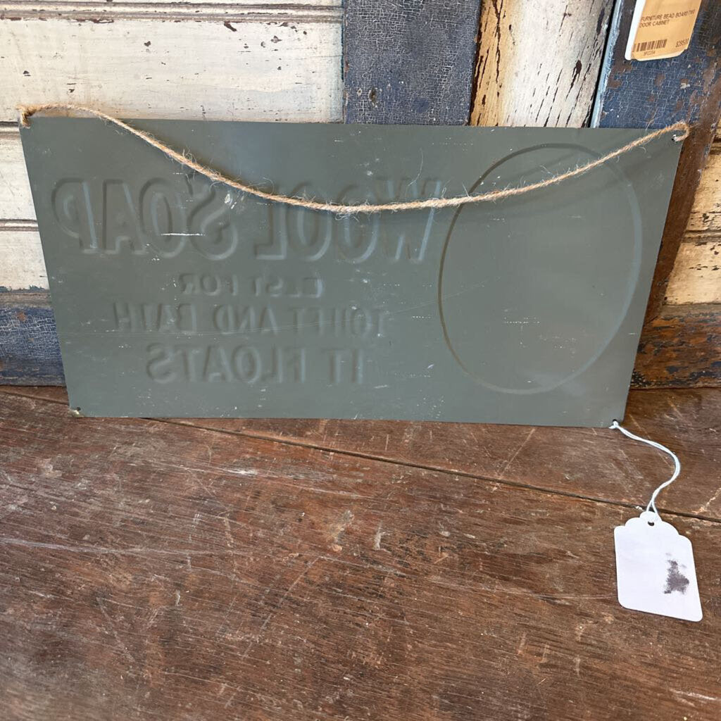 WOOL SOAP SIGN