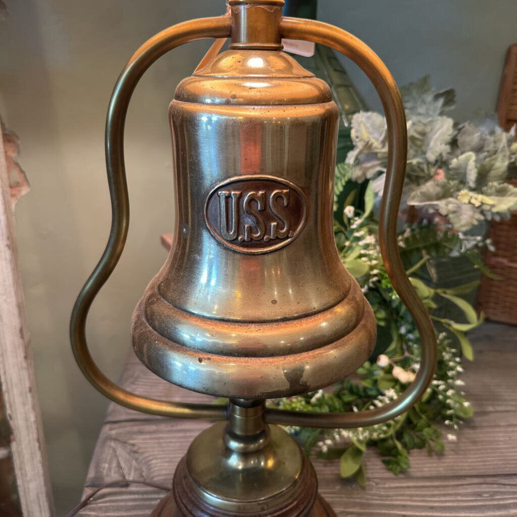 USS BRASS BELL LAMP
