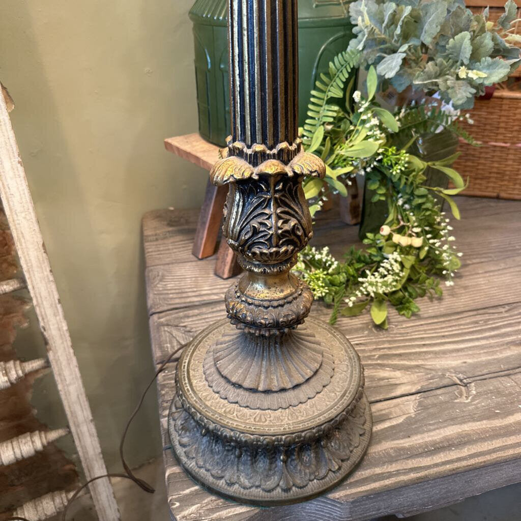 ORNATE BRASS LAMP