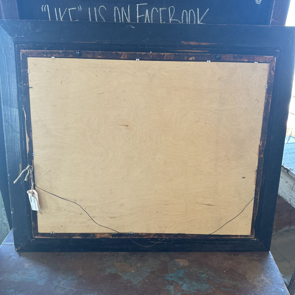 VINTAGE FRAMED CHALKBOARD