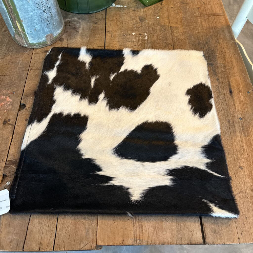 COWHIDE PILLOW COVER
