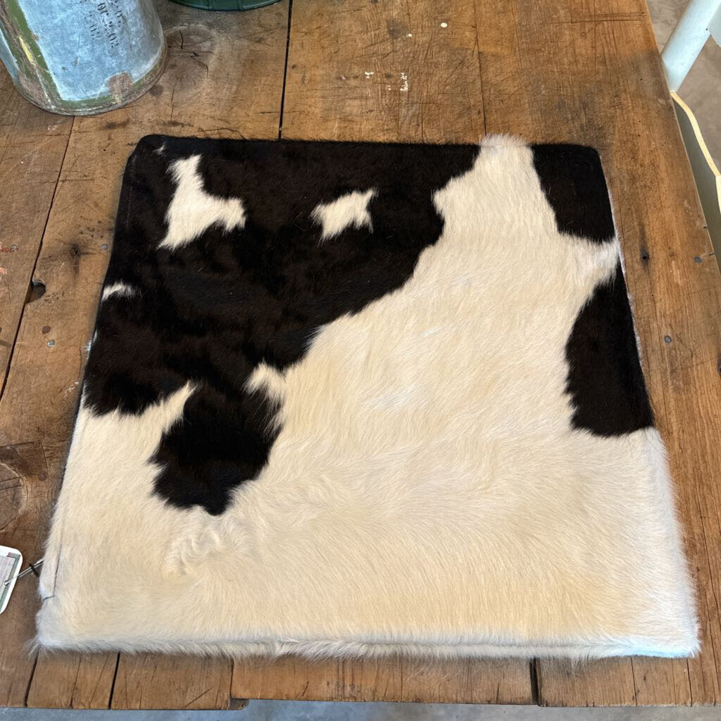 COWHIDE PILLOW COVER