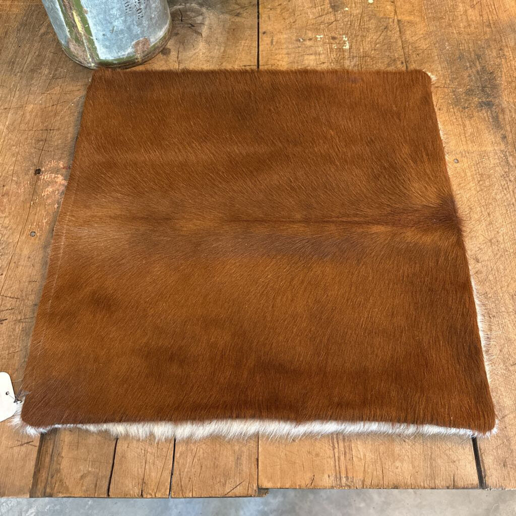 COWHIDE PILLOW COVER