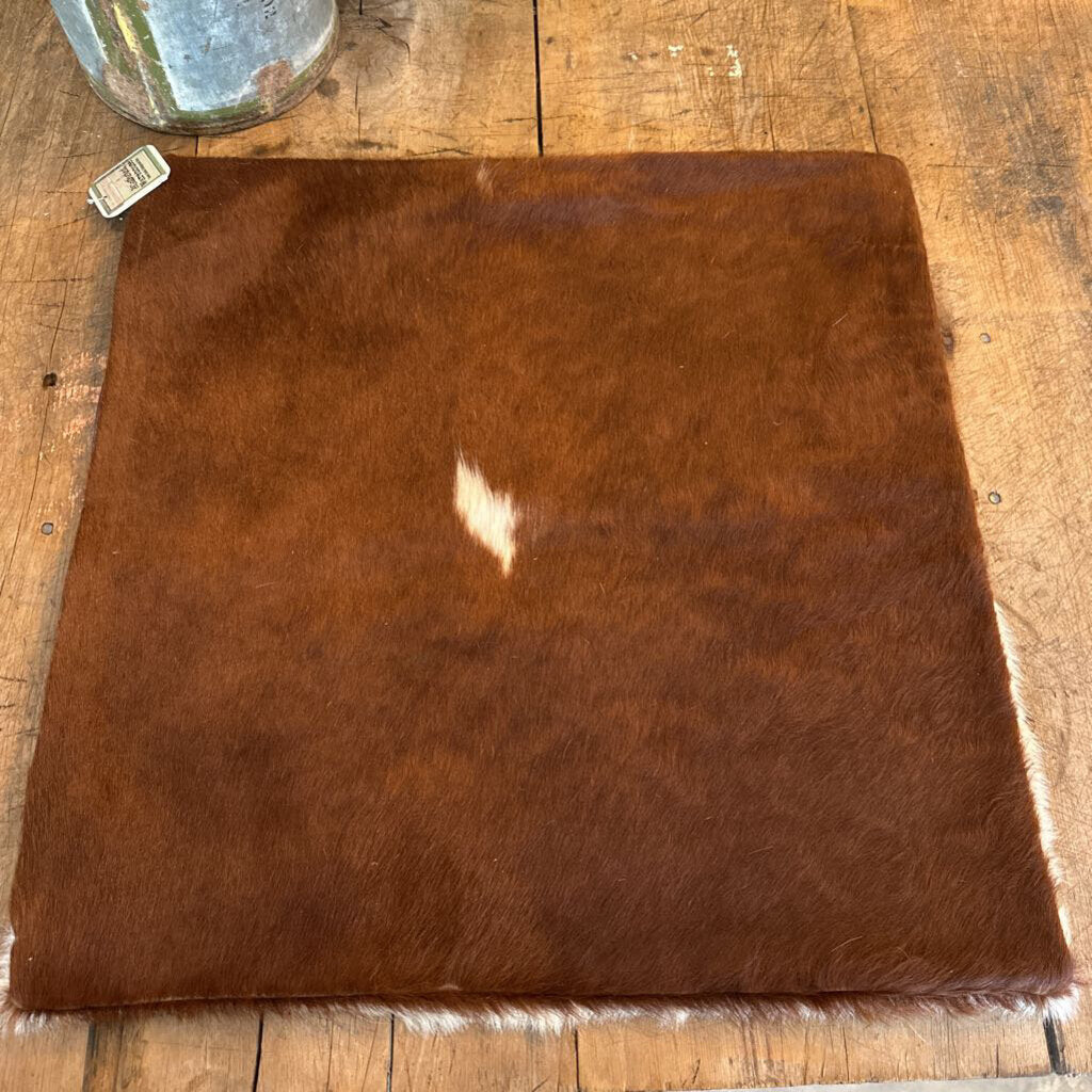 COWHIDE PILLOW COVER