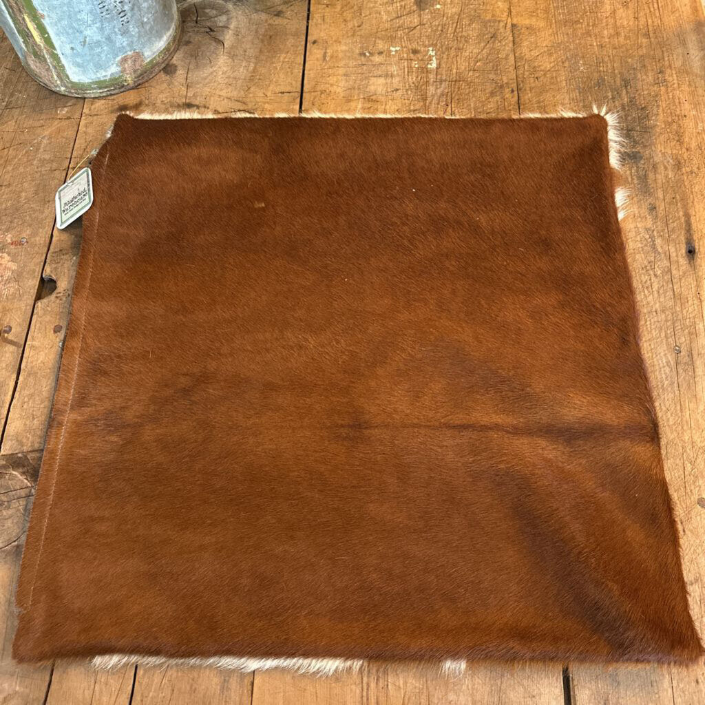 COWHIDE PILLOW COVER