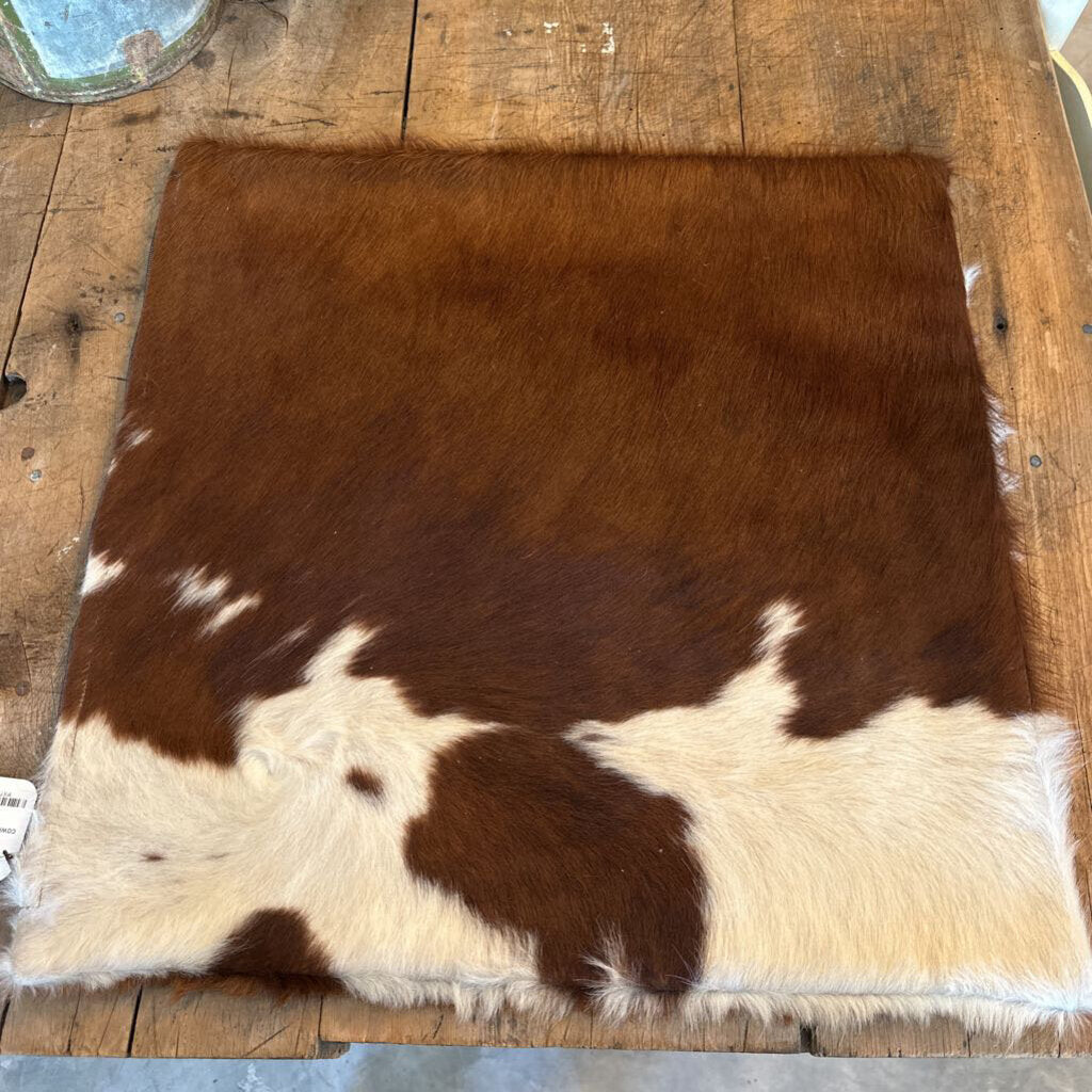 COWHIDE PILLOW COVER