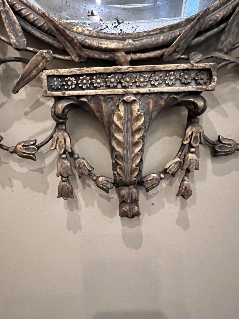 ORNATE METAL MIRROR