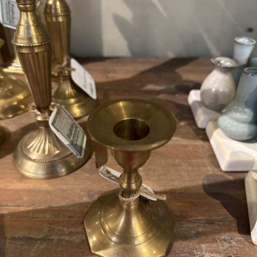 BRASS TAPER HOLDER