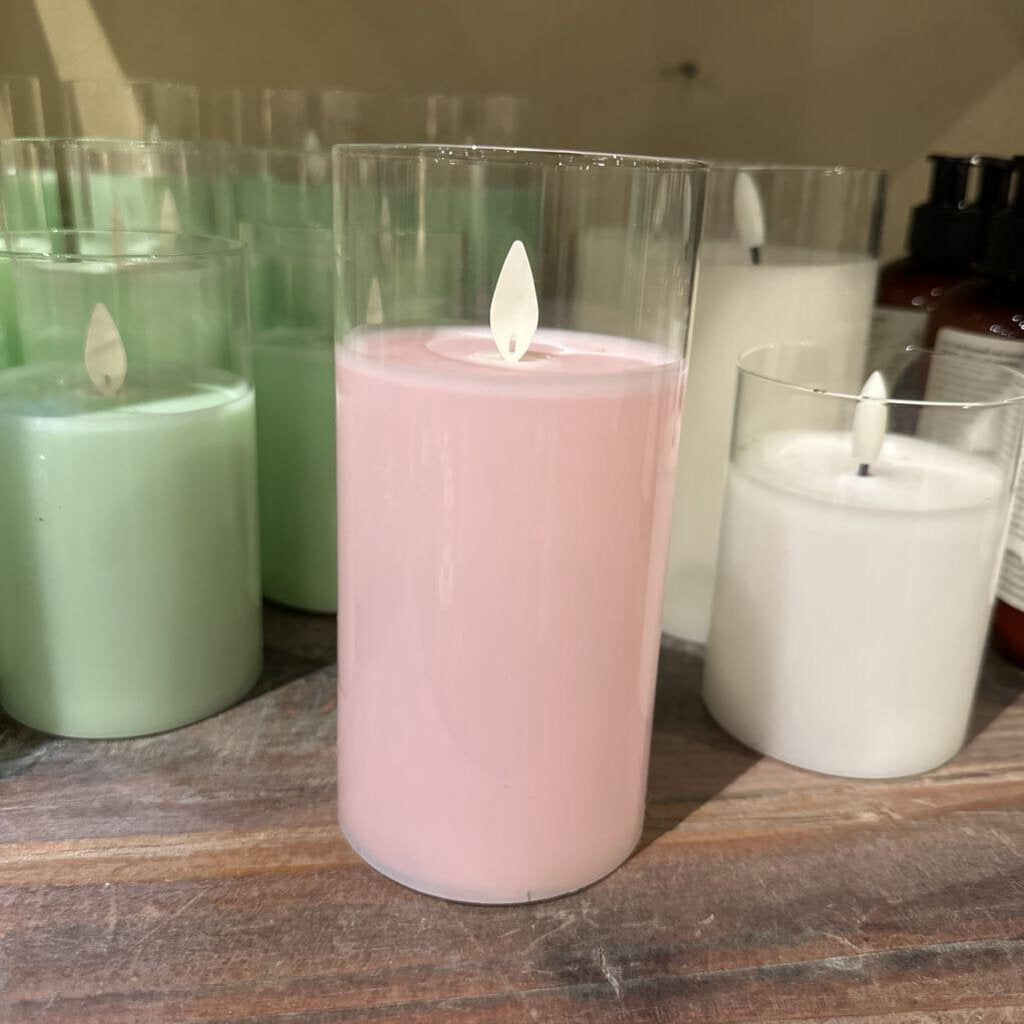 MOVING FLAME PILLAR CANDLE