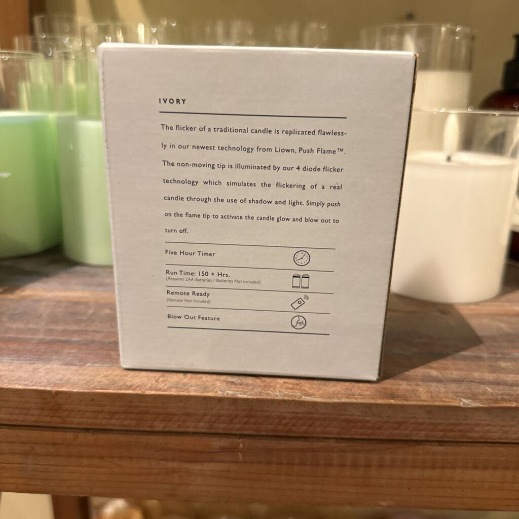 PUSH FLAME LED CANDLES