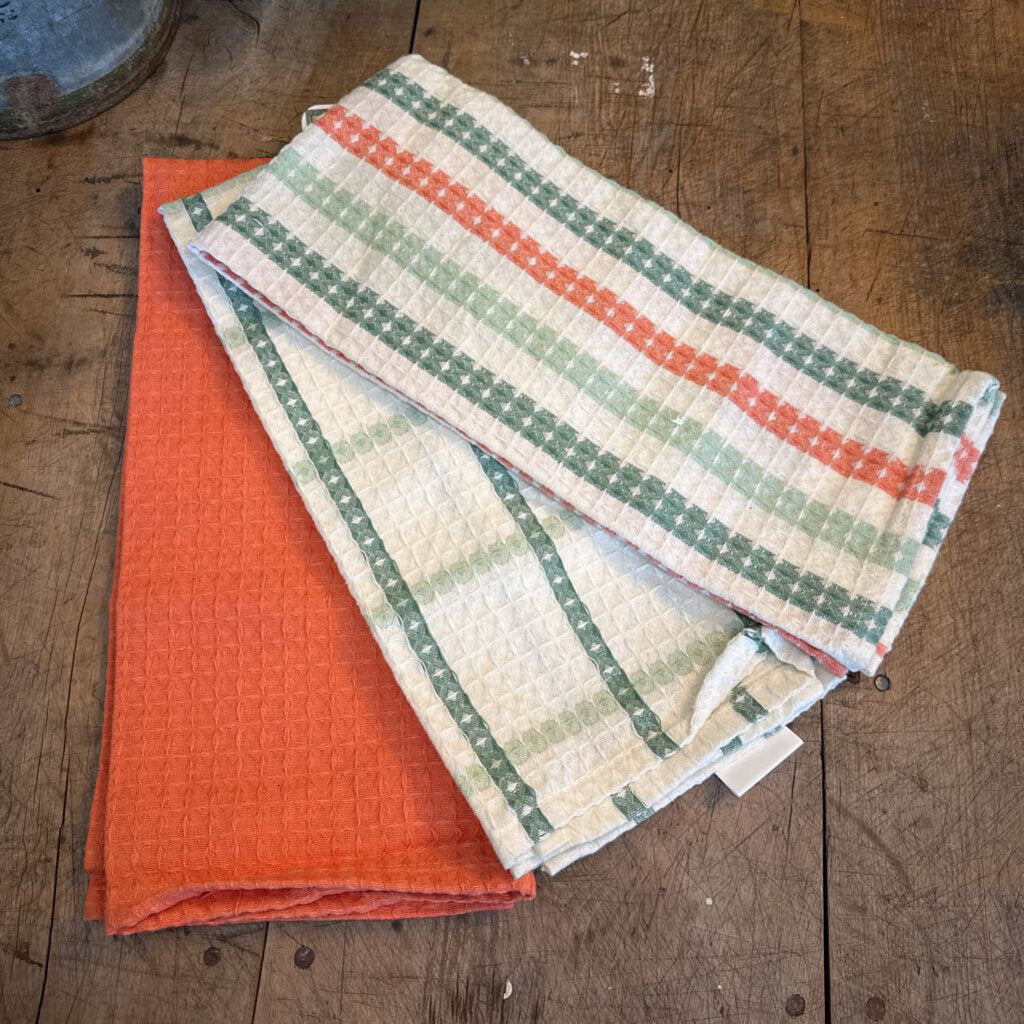 WAFFLE WEAVE KITCHEN TOWEL SET