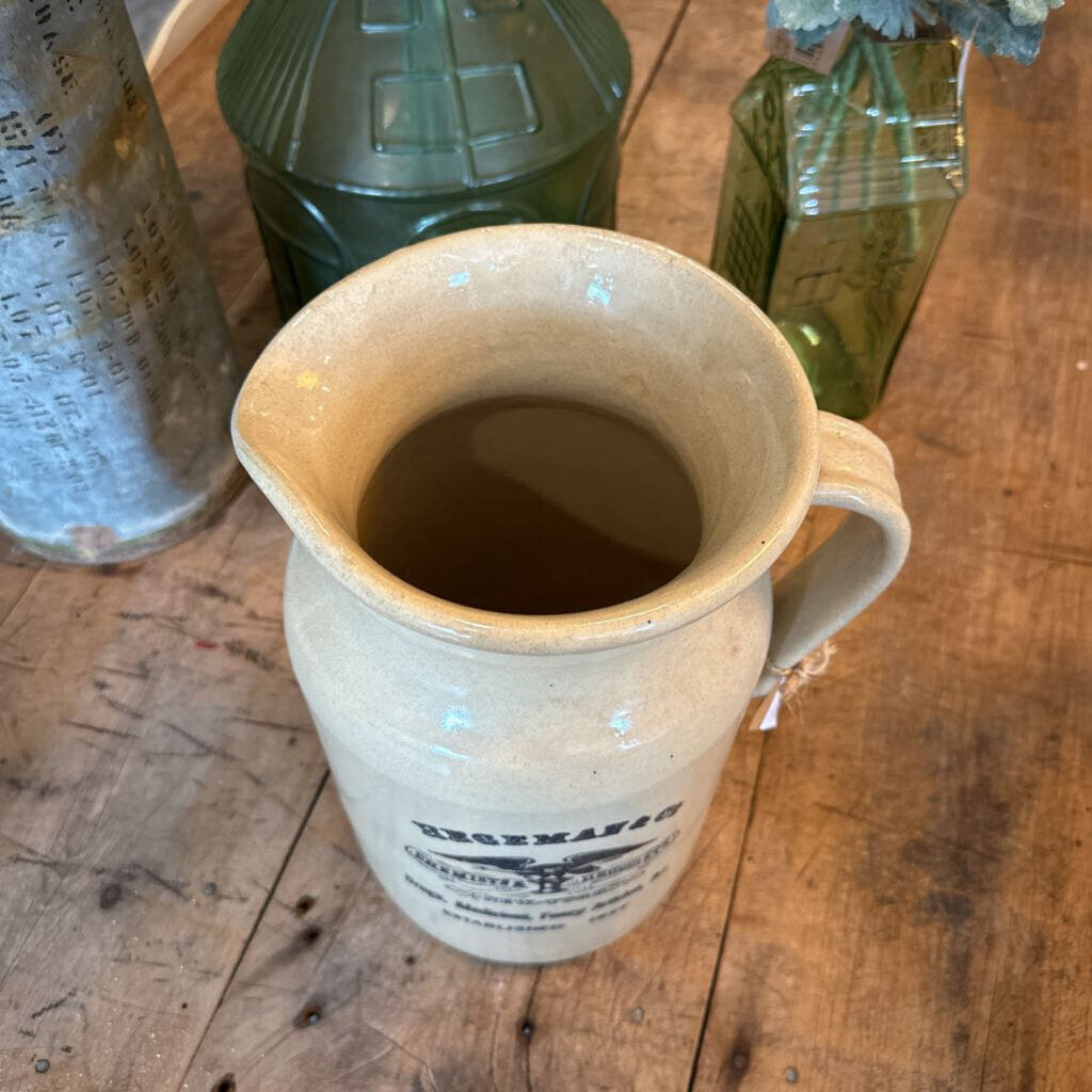 HEGEMAN & CO. PITCHER